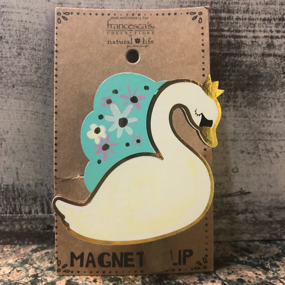 🎉🎉SOLD🎉🎉Swan Magnet/Clothes Pin